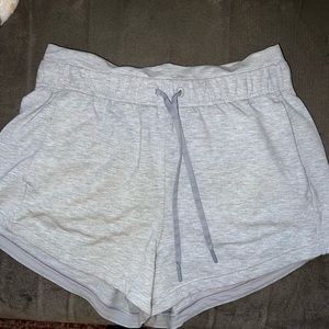 lululemon *modal inner glow short, heathered core ultra gray